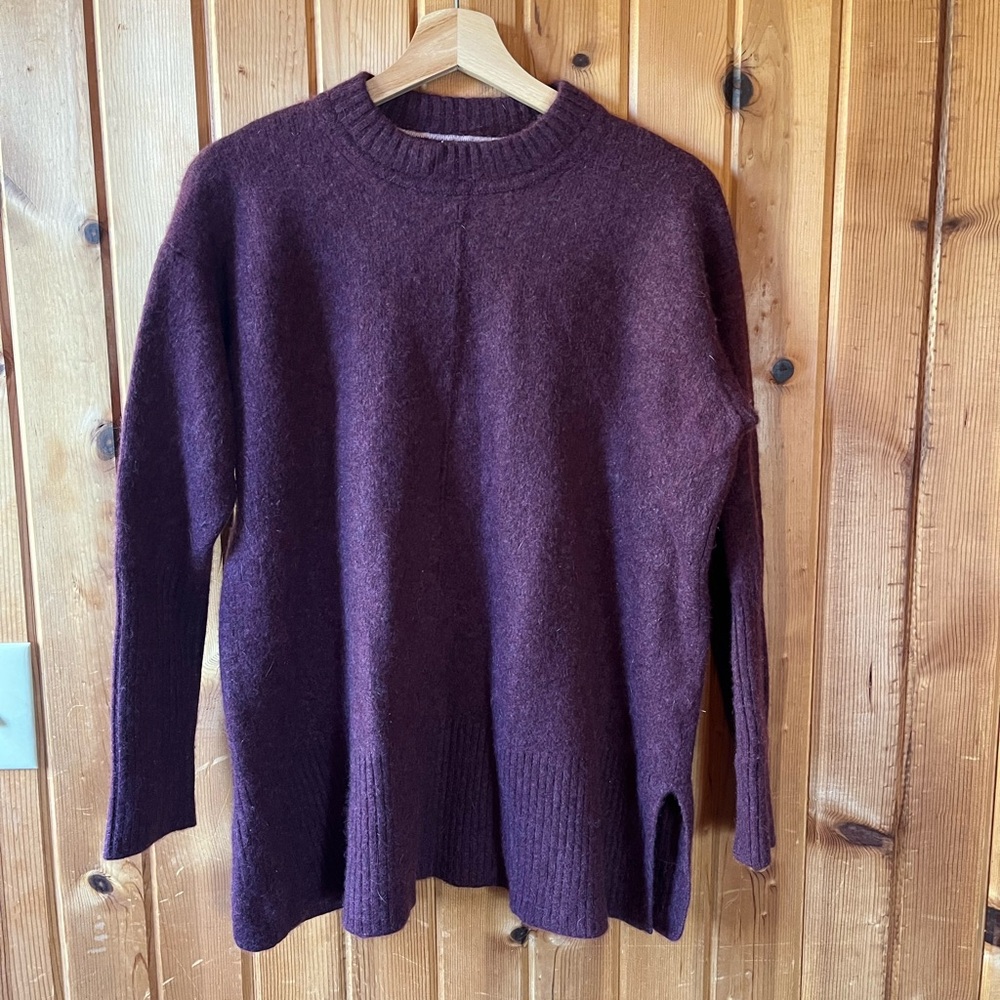 Isaac Mizrahi Rich Burgundy Sweater